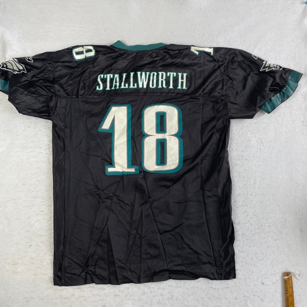 Reebok NFL Jersey Mens XL Black Philadelphia Eagles 18 Mesh Football Sportswear